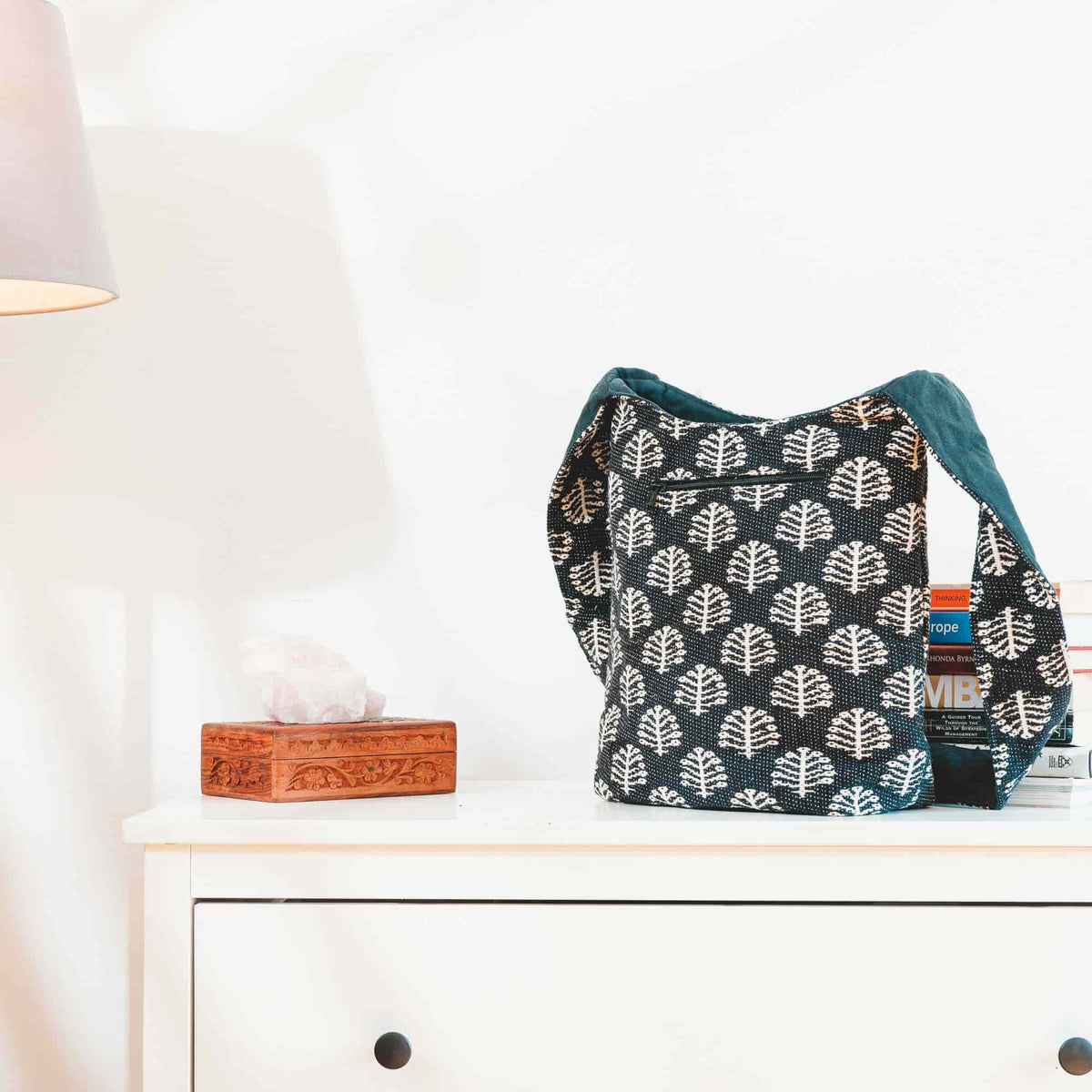Aga’s Own Boho Umhängetasche - Festival Crossbody Handtasche für Damen, Ethnisch Baumwollschultertasche | Perfekt für Strandausflüge