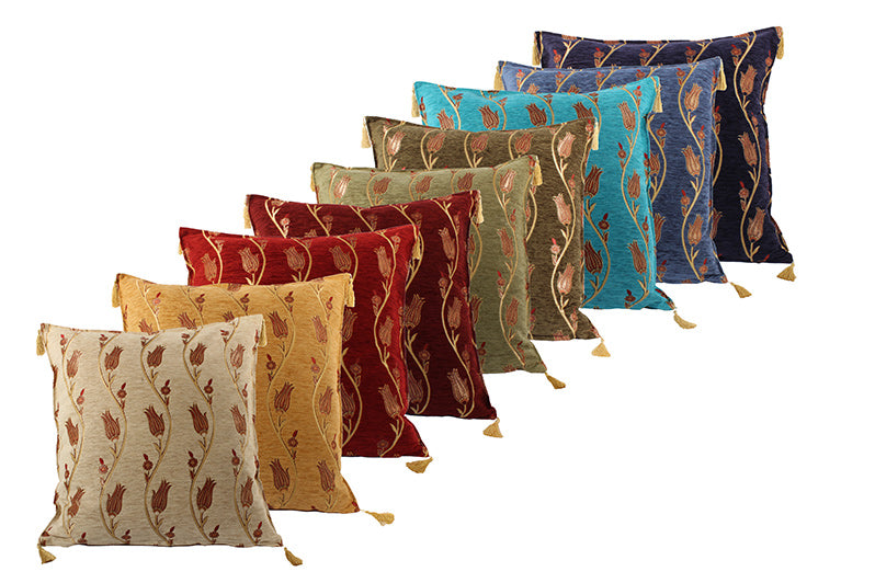 Türkisches Tulpenmuster Kissenbezug