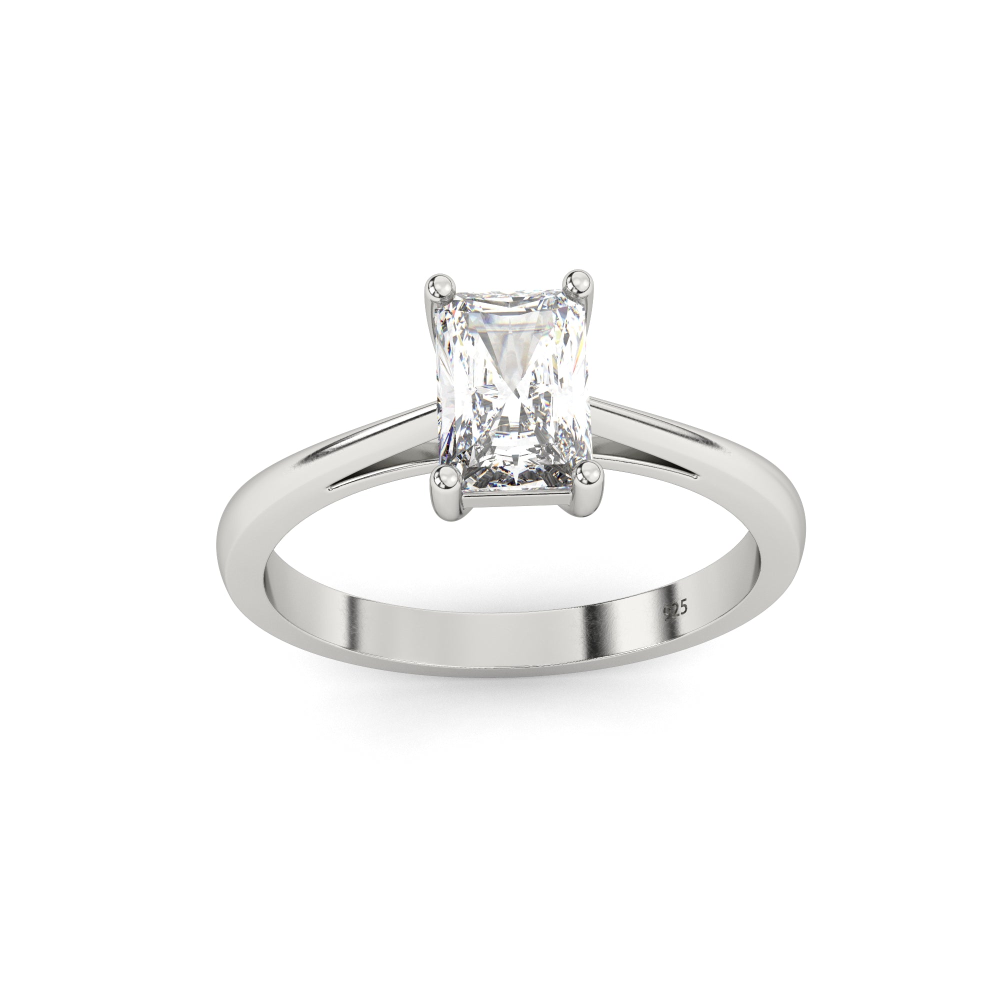 Aga’s Own Hypoallergene Zirkonia Silberringe - atemberaubender 925 Sterling Silberschmuck, Damenmode- Hochzeits, Verlobungs, Treue-Ringe- Silberne Zirkonia-Ringe- Das perfekte Geschenk für jeden Anlass