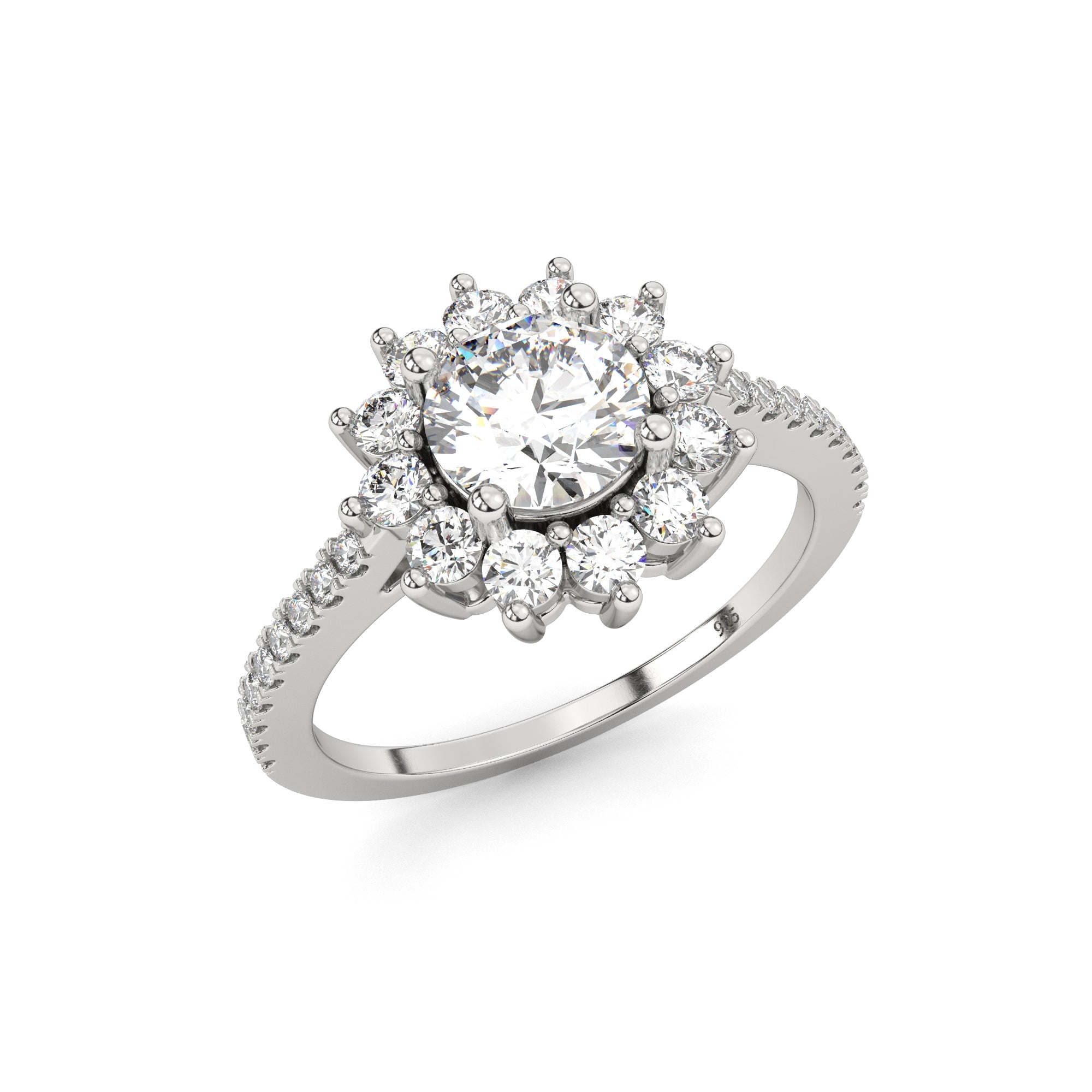 Aga’s Own Hypoallergene Zirkonia Silberringe - atemberaubender 925 Sterling Silberschmuck, Damenmode- Hochzeits, Verlobungs, Treue-Ringe- Silberne Zirkonia-Ringe- Das perfekte Geschenk für jeden Anlass
