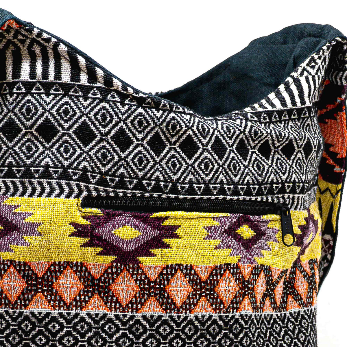 Aga’s Own Boho Umhängetasche - Festival Crossbody Handtasche für Damen, Ethnisch Baumwollschultertasche | Perfekt für Strandausflüge