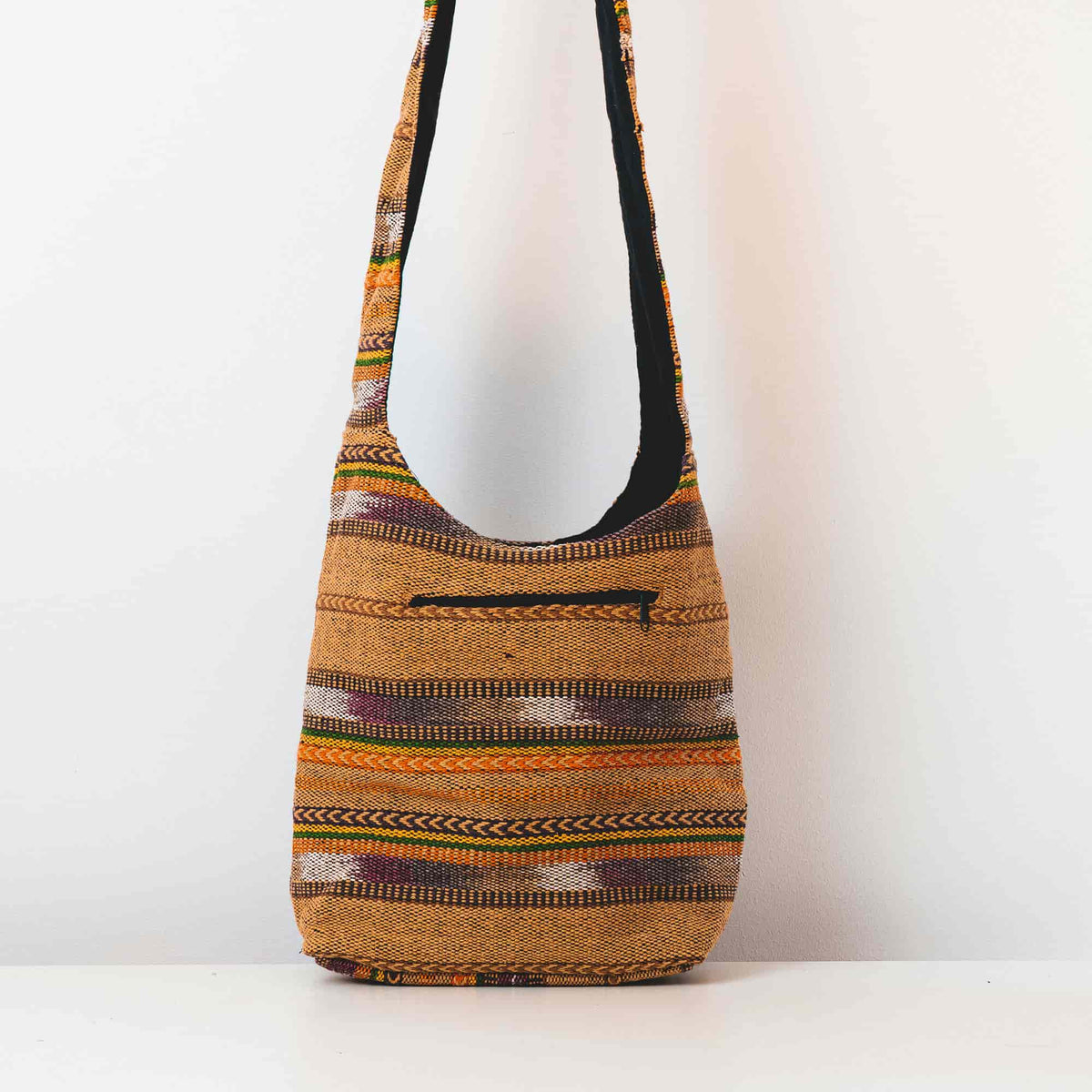 Aga’s Own Boho Umhängetasche - Festival Crossbody Handtasche für Damen, Ethnisch Baumwollschultertasche | Perfekt für Strandausflüge