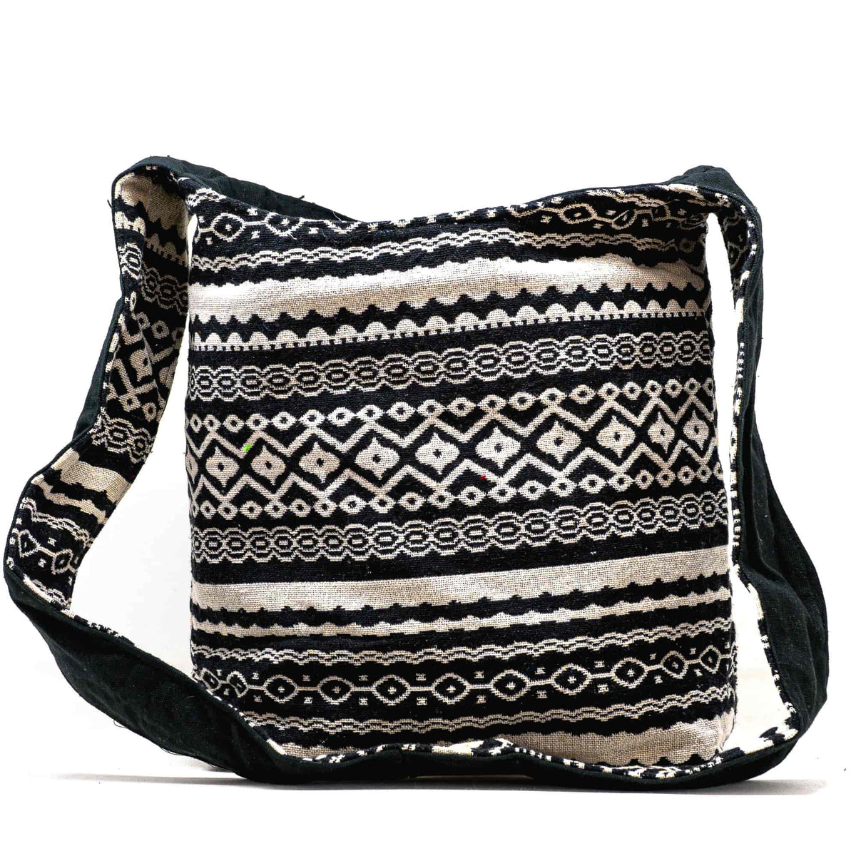 Aga’s Own Boho Umhängetasche - Festival Crossbody Handtasche für Damen, Ethnisch Baumwollschultertasche | Perfekt für Strandausflüge