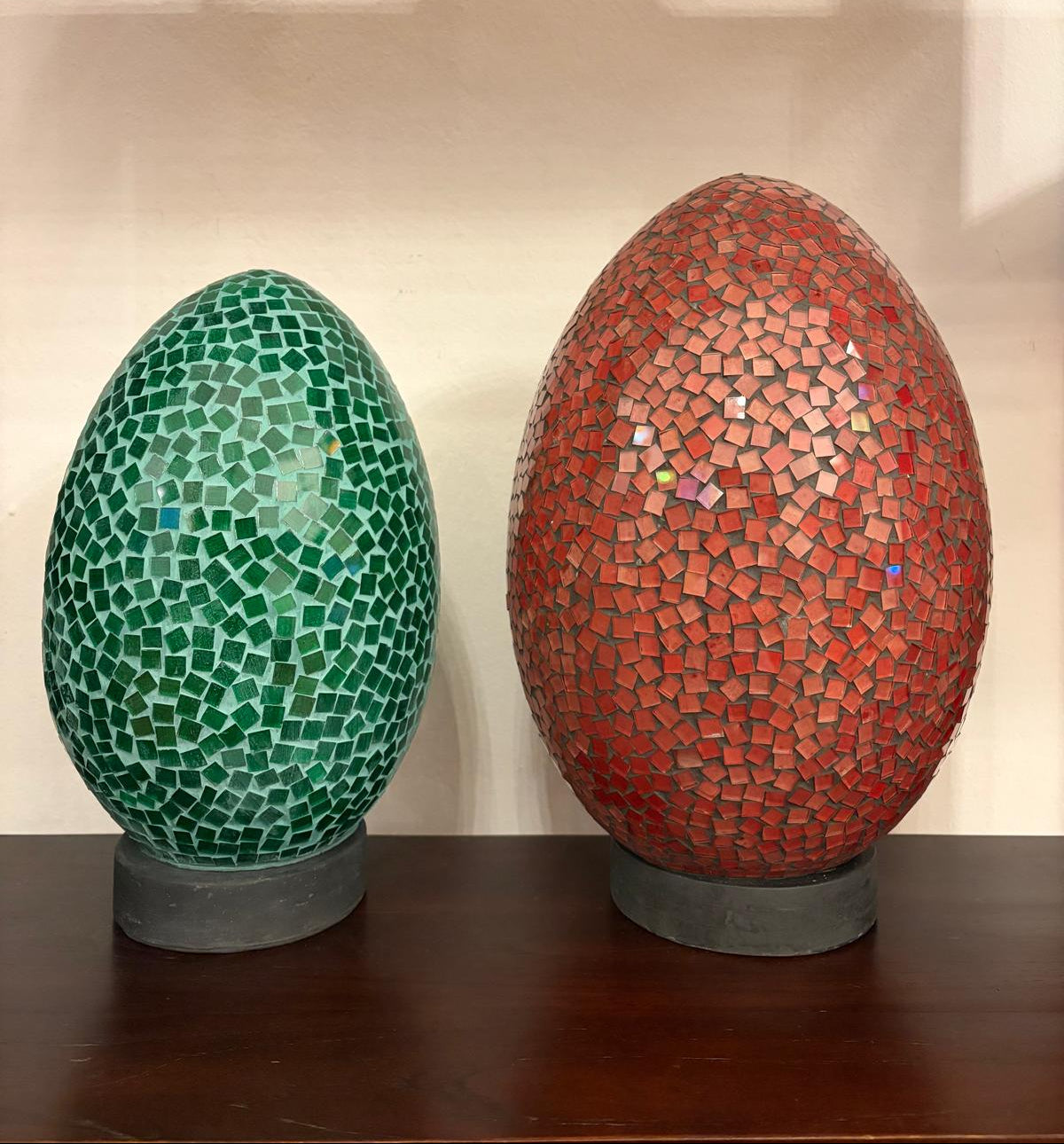 Mosaik-Tischlampe | Ei-Form | Verschiedene Größen