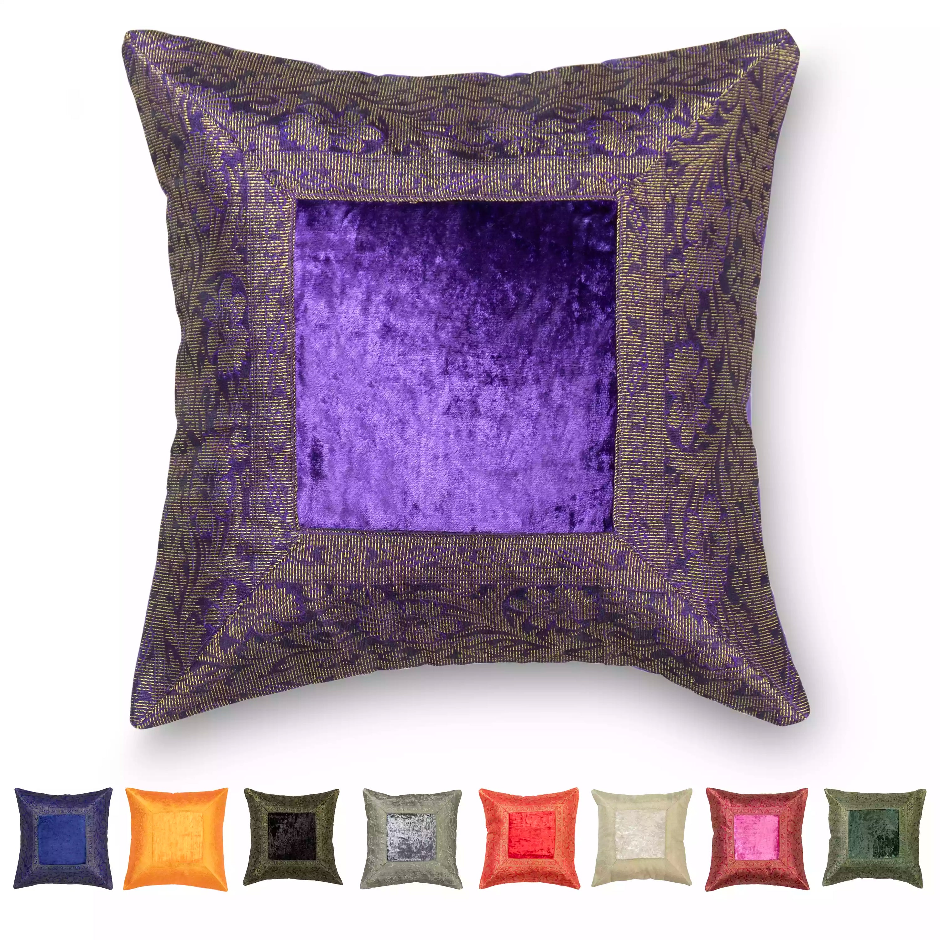 Marrakesch Gobelin Kissen. Traditionelles Design. quadratischer Kissenbezug.