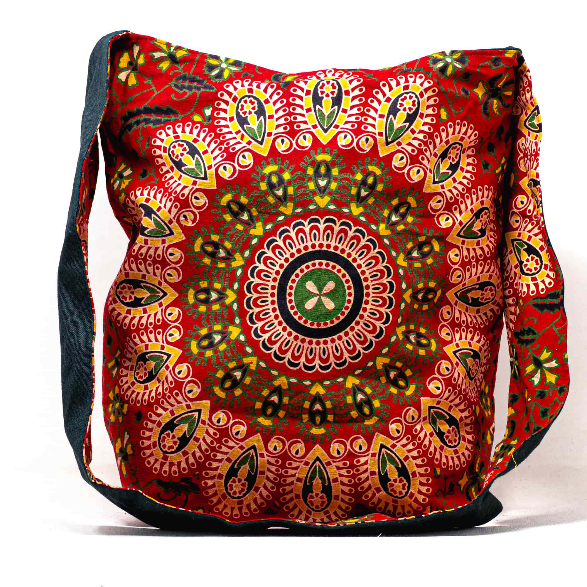 Aga’s Own Mandala Boho Umhängetasche - Festival Crossbody Handtasche für Damen, Ethnisch Baumwollschultertasche | Perfekt für Strandausflüge