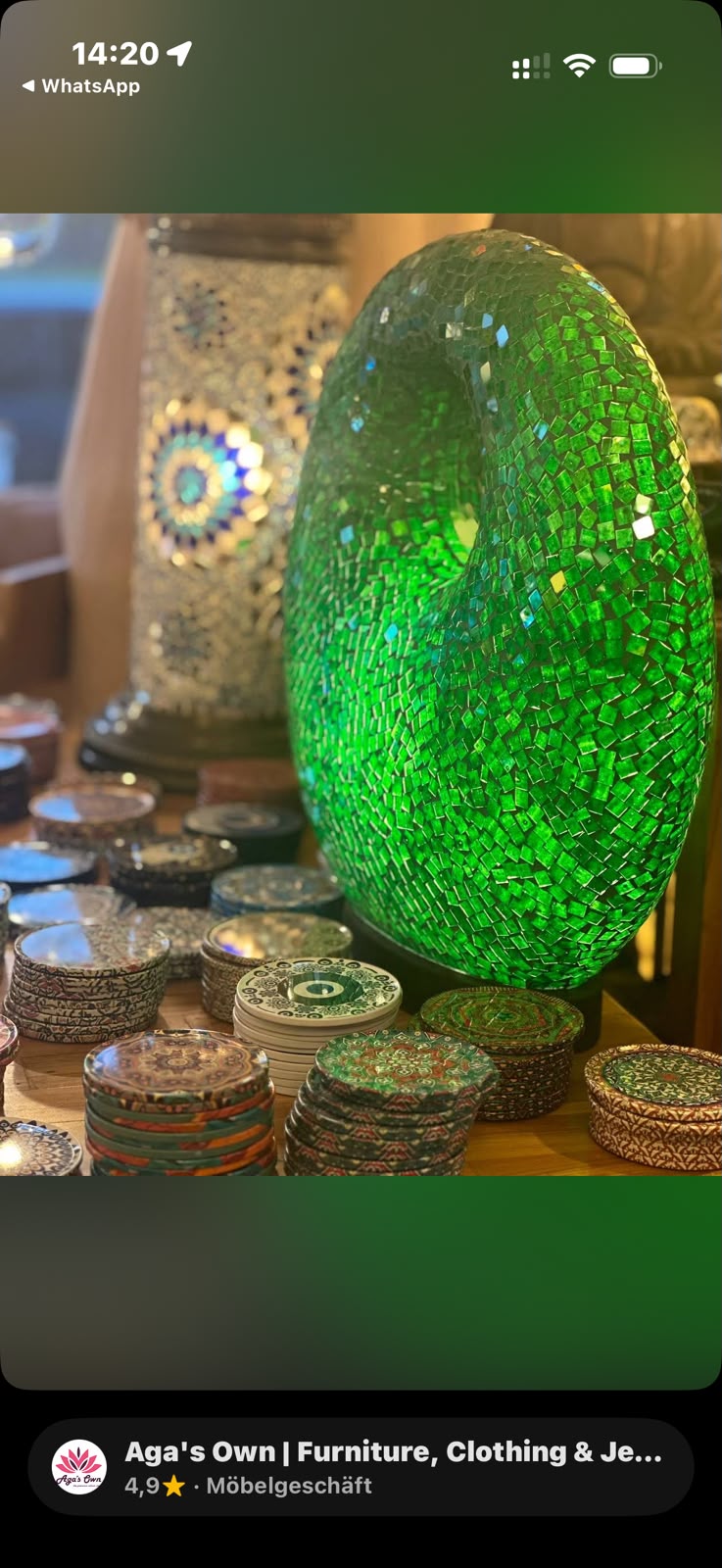 Mosaik-Lampen