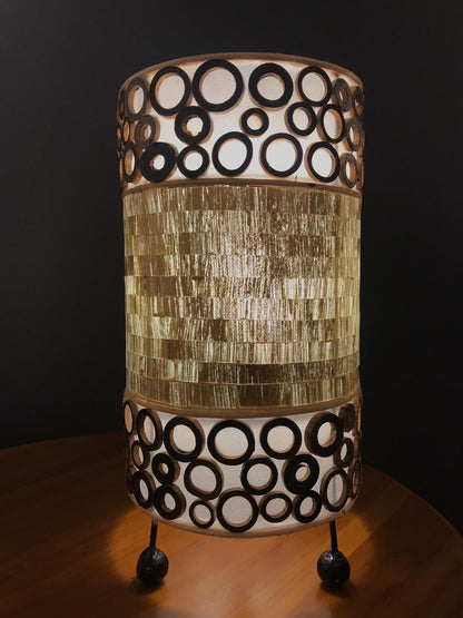 Elegante Hohe Mosaiklampen – In Gold, Rot und Weiß erhältlich, 3 Größenoptionen