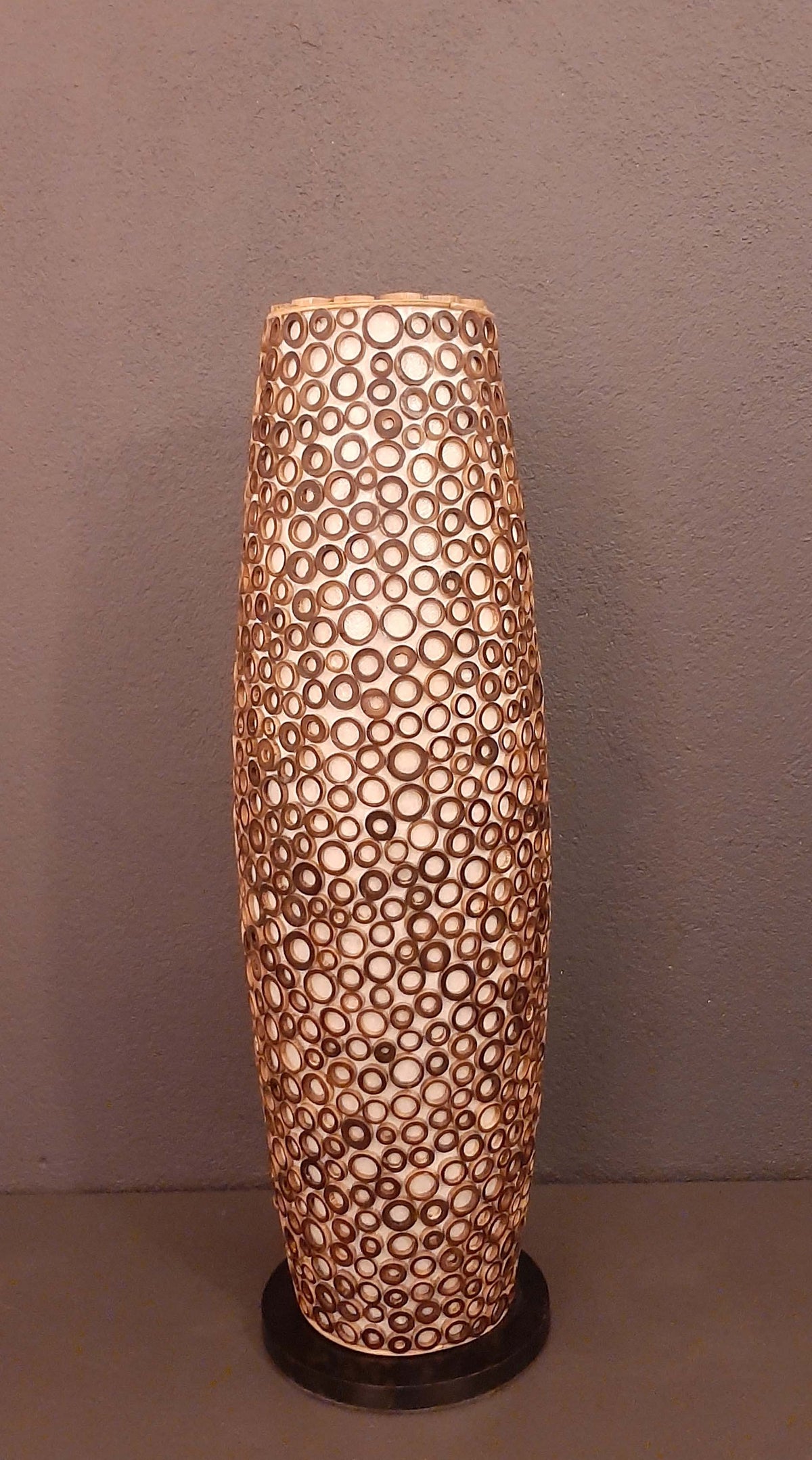 Beeindruckende Turmlampen, Stehlampen mit Ringmuster – In 4 Höhen erhältlich (70cm - 200cm)
