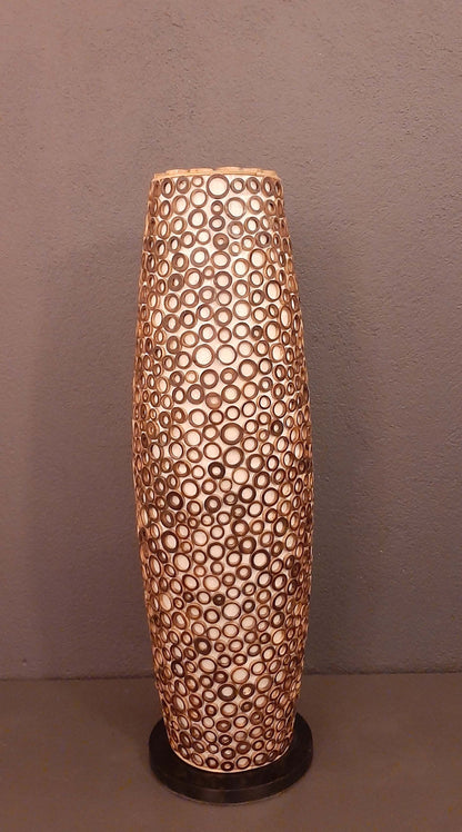 Beeindruckende Turmlampen, Stehlampen mit Ringmuster – In 4 Höhen erhältlich (70cm - 200cm)