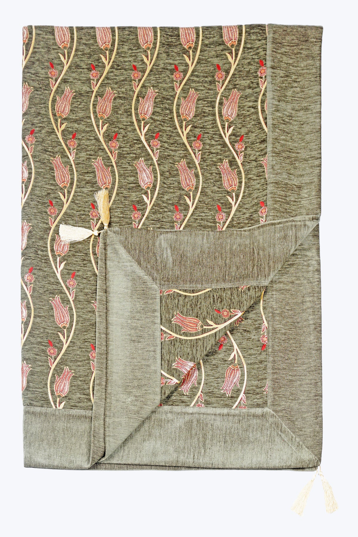 Tagesdecke mit Tulpenmuster, 230x170 cm – Vielseitig, Stilvoll und Gemütlich - Erhältlich in verschiedenen Farben