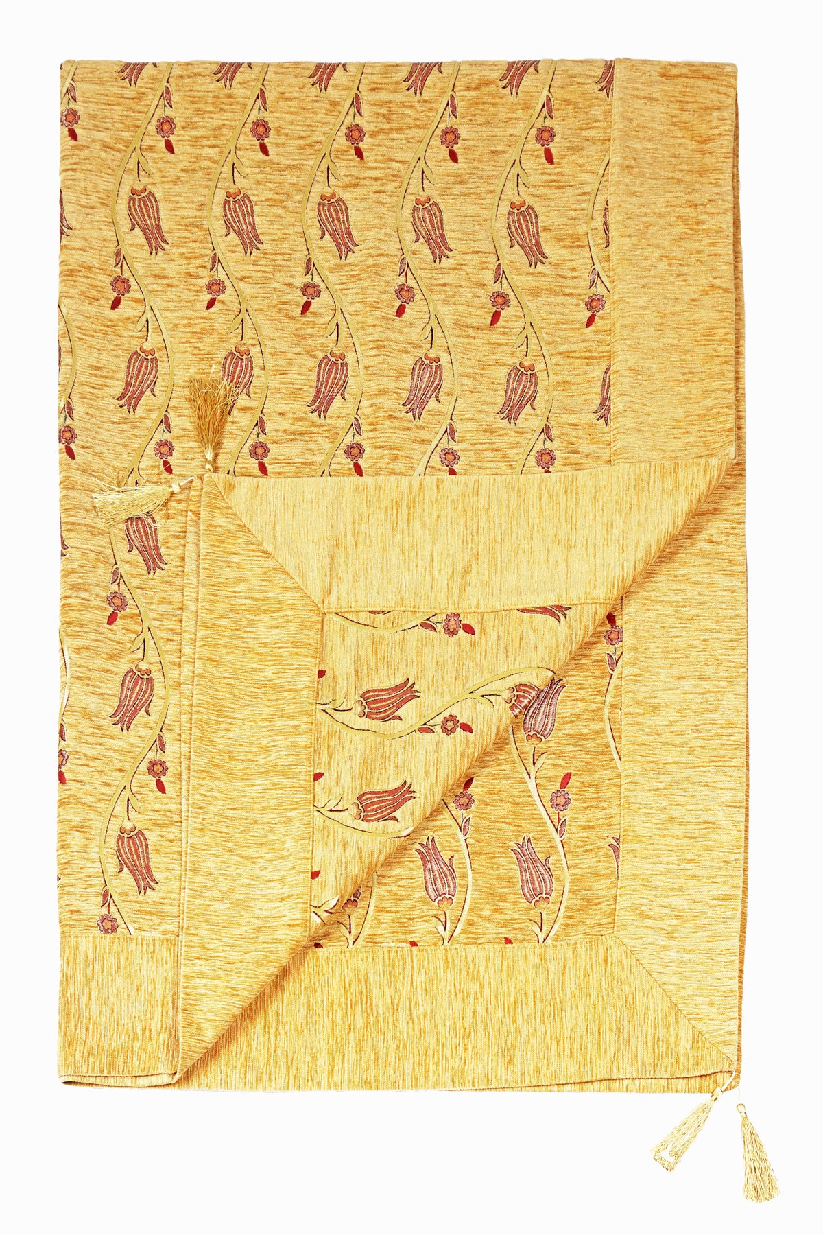 Tagesdecke mit Tulpenmuster, 230x170 cm – Vielseitig, Stilvoll und Gemütlich - Erhältlich in verschiedenen Farben