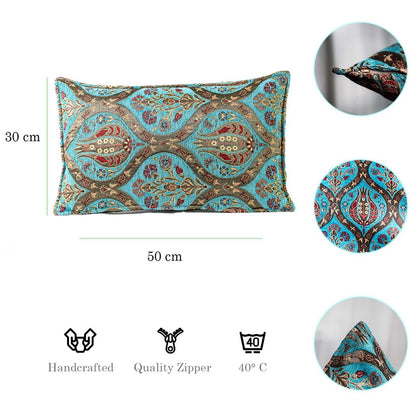 Kissenbezüge mit Paisley Muster – Türkis | Aga&