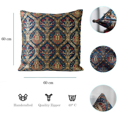Kissenbezüge mit Paisley Muster – Dunkelblau | Aga&