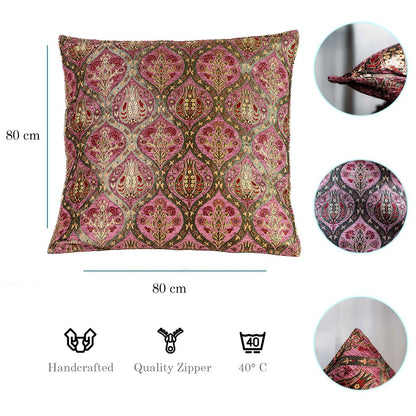 Kissenbezüge mit Paisley Muster – Rosa | Aga&