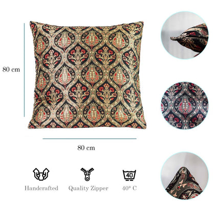 Kissenbezüge mit Paisley Muster – Schwarz | Aga&