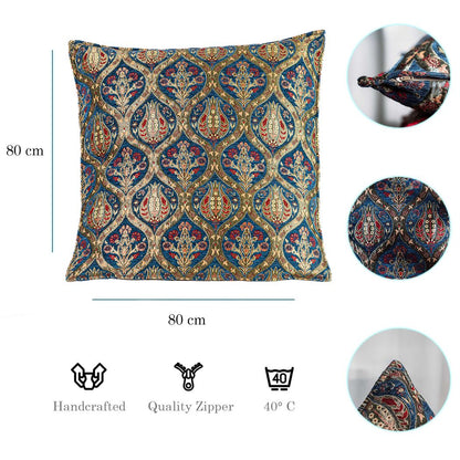 Kissenbezüge mit Paisley Muster – Dunkelblau | Aga&