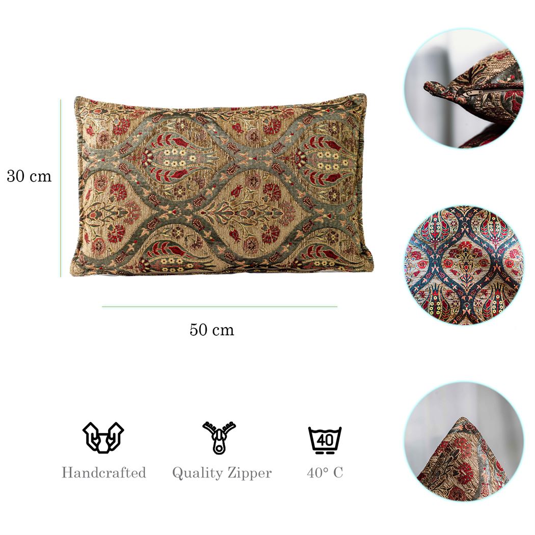 Kissenbezüge mit Paisley Muster - Beige | Aga&