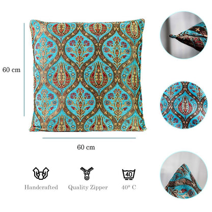 Kissenbezüge mit Paisley Muster – Türkis | Aga&