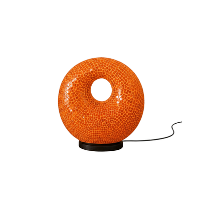 Mosaiklampe in Donut-Form