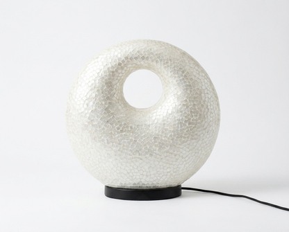 Mosaiklampe in Donut-Form