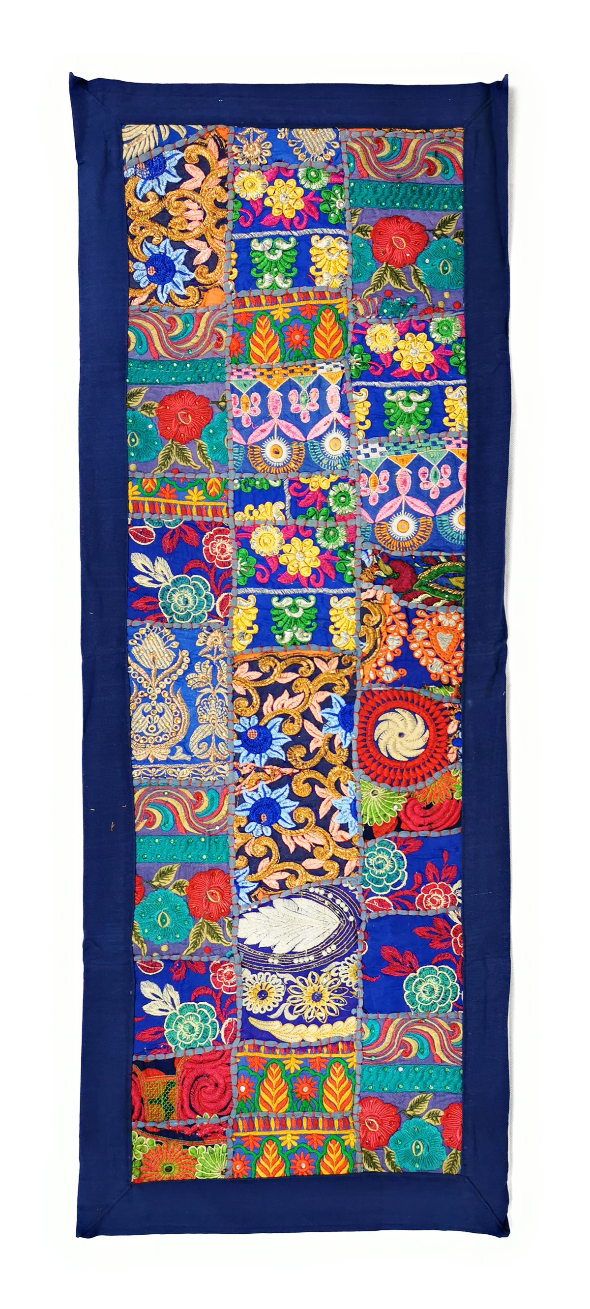 Tischläufer Wandbehang Tischdecke Indisch Stickerei Perlen Pailletten