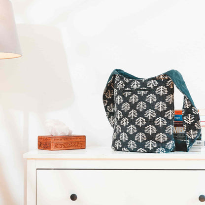 Aga’s Own Boho Umhängetasche - Festival Crossbody Handtasche für Damen, Ethnisch Baumwollschultertasche | Perfekt für Strandausflüge