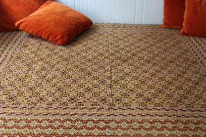 Cotton Rali Decke - Luxuriöse Handgedruckte Boho Tagesdecke 220x250 cm aus 100% Baumwolle – Perfekt als Kühldecke Bett, Sofaüberwurf, Couchdecke, Bettüberwurf und Wohn- &amp; Kuscheldecke – Leichte Sommerdecke in 6 Farben