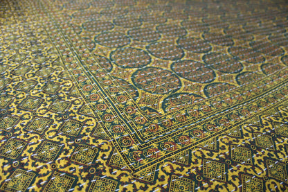 Cotton Rali Decke - Luxuriöse Handgedruckte Boho Tagesdecke 220x250 cm aus 100% Baumwolle – Perfekt als Kühldecke Bett, Sofaüberwurf, Couchdecke, Bettüberwurf und Wohn- &amp; Kuscheldecke – Leichte Sommerdecke in 6 Farben