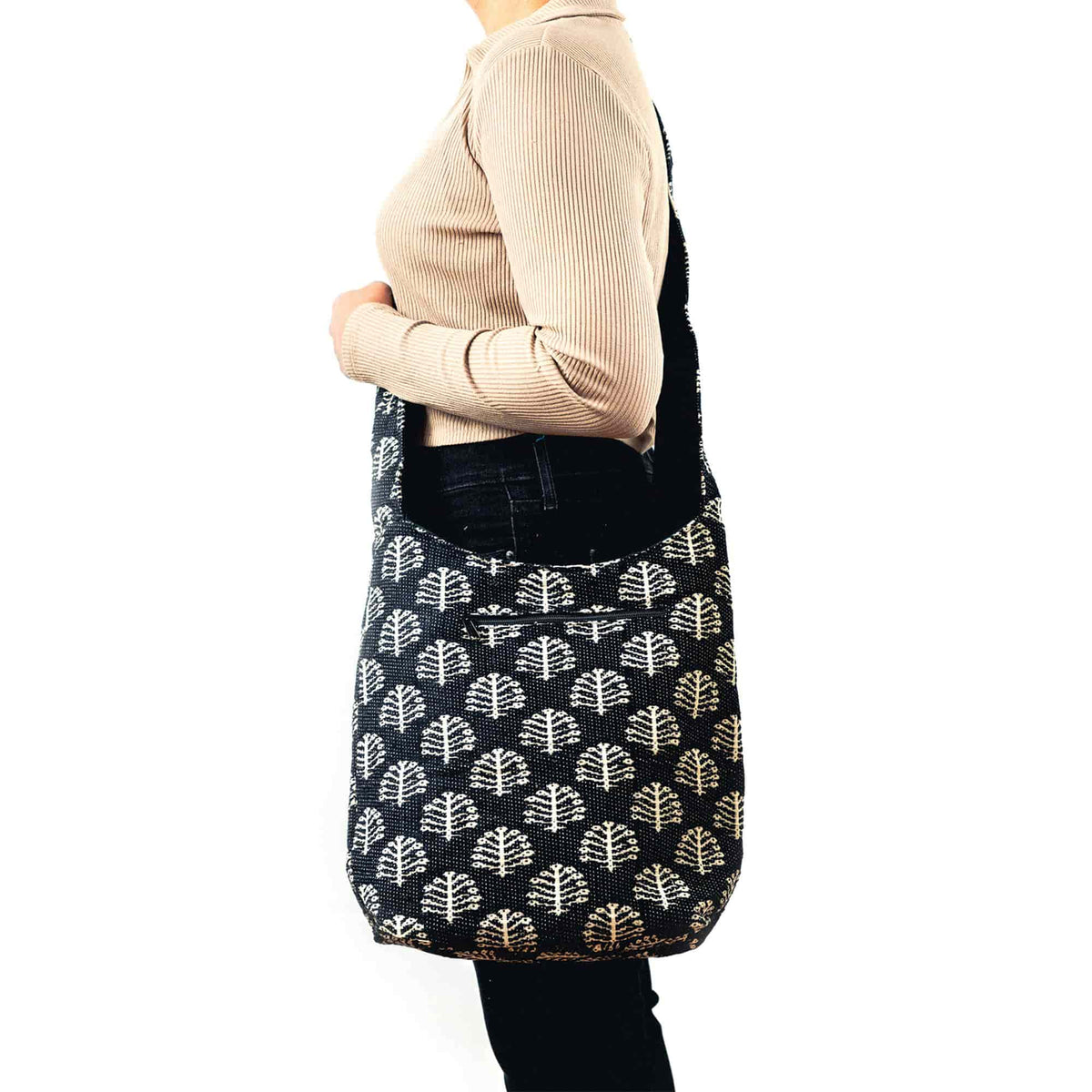 Aga’s Own Boho Umhängetasche - Festival Crossbody Handtasche für Damen, Ethnisch Baumwollschultertasche | Perfekt für Strandausflüge