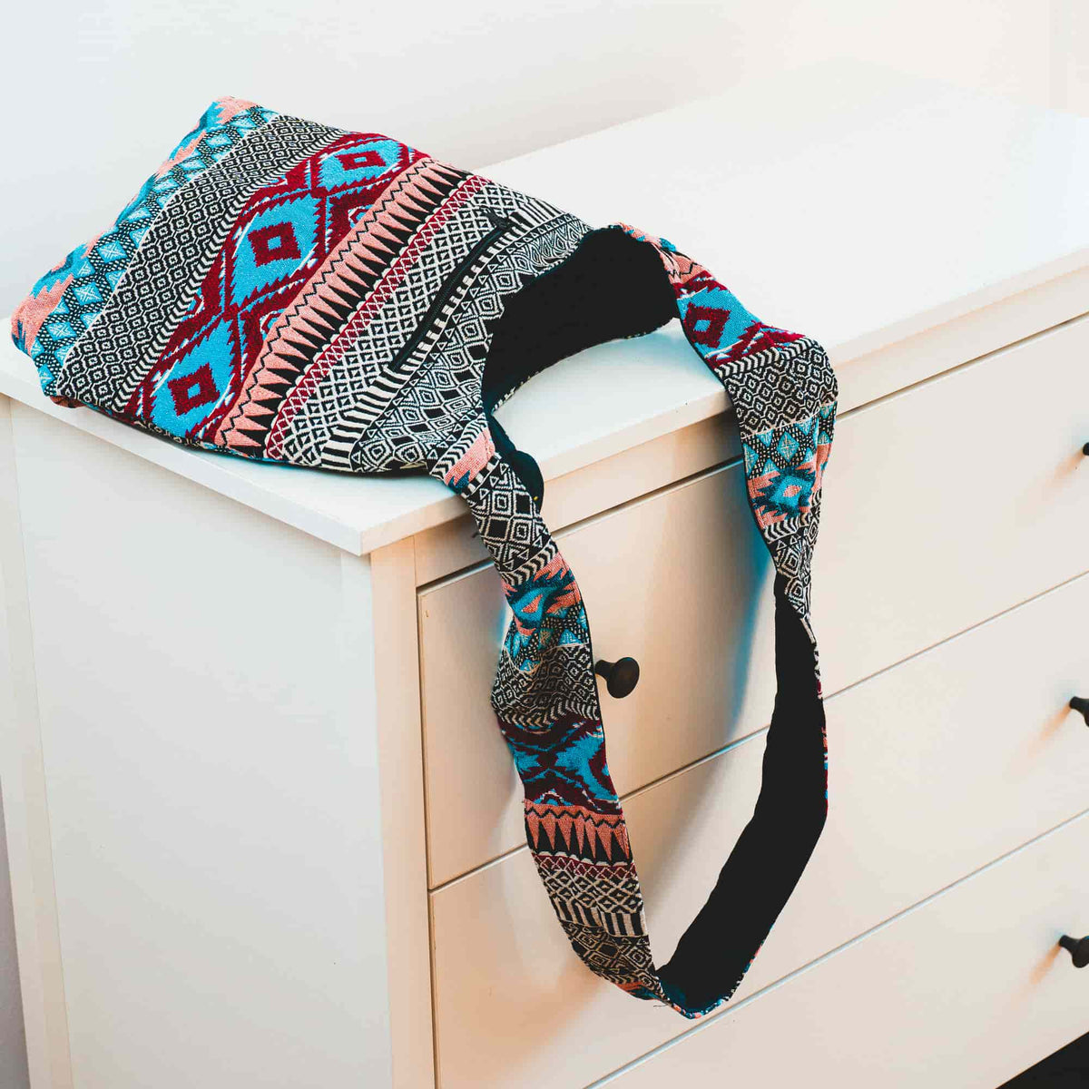 Aga’s Own Boho Umhängetasche - Festival Crossbody Handtasche für Damen, Ethnisch Baumwollschultertasche | Perfekt für Strandausflüge