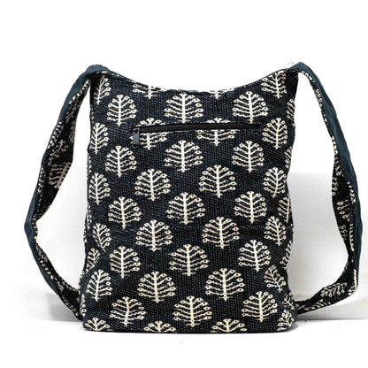 Aga’s Own Boho Umhängetasche - Festival Crossbody Handtasche für Damen, Ethnisch Baumwollschultertasche | Perfekt für Strandausflüge