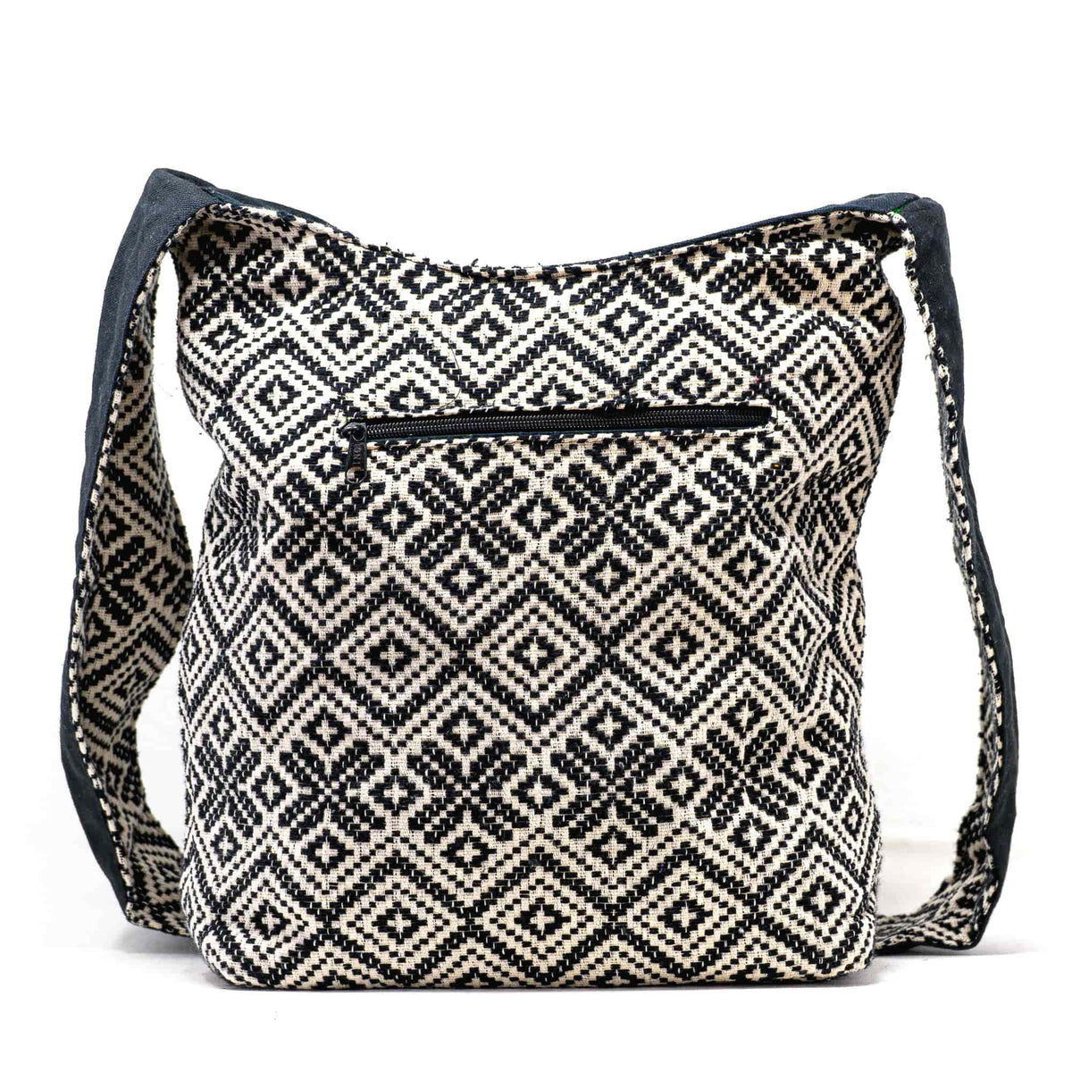 Aga’s Own Boho Umhängetasche - Festival Crossbody Handtasche für Damen, Ethnisch Baumwollschultertasche | Perfekt für Strandausflüge