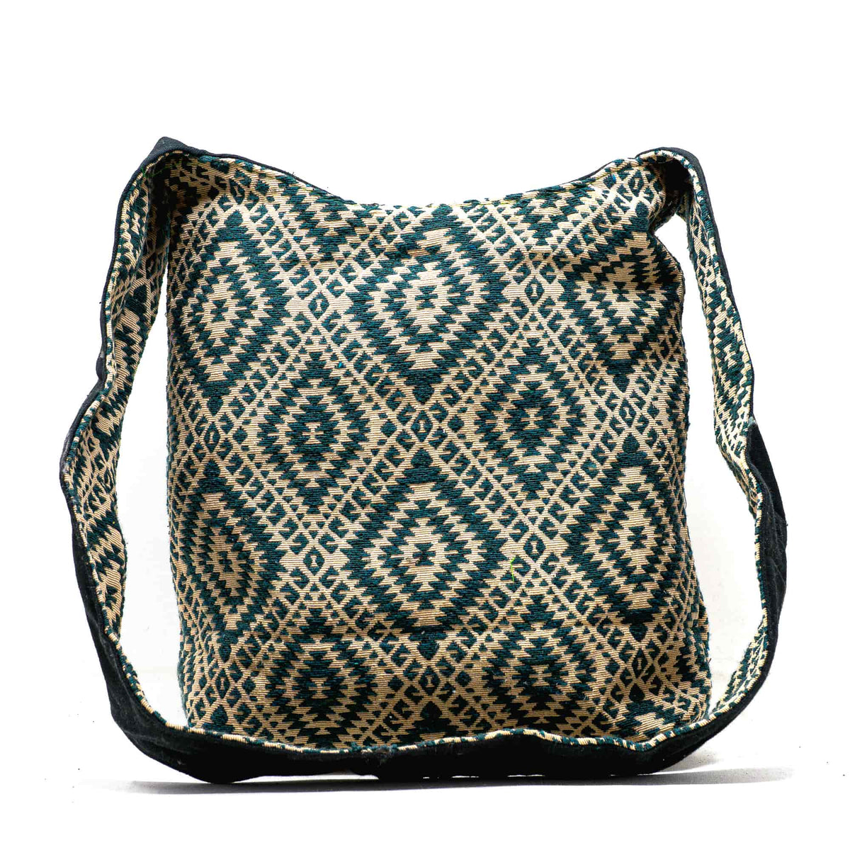 Aga’s Own Boho Umhängetasche - Festival Crossbody Handtasche für Damen, Ethnisch Baumwollschultertasche | Perfekt für Strandausflüge