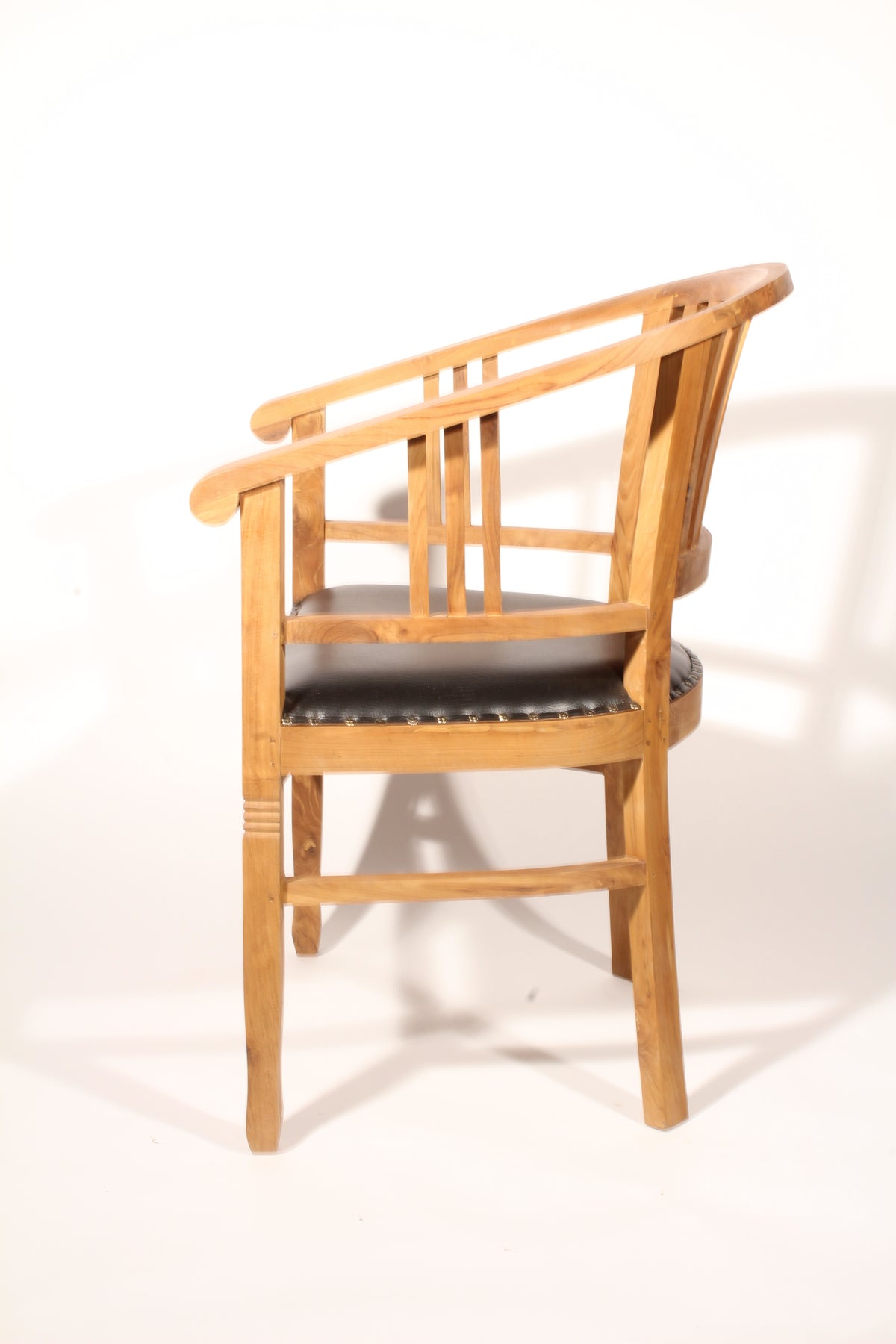 Teakholzstuhl | Kolonialstil mit Polster