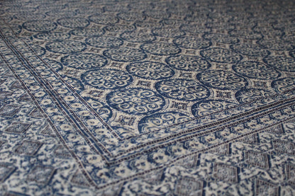 Cotton Rali Decke - Luxuriöse Handgedruckte Boho Tagesdecke 220x250 cm aus 100% Baumwolle – Perfekt als Kühldecke Bett, Sofaüberwurf, Couchdecke, Bettüberwurf und Wohn- &amp; Kuscheldecke – Leichte Sommerdecke in 6 Farben