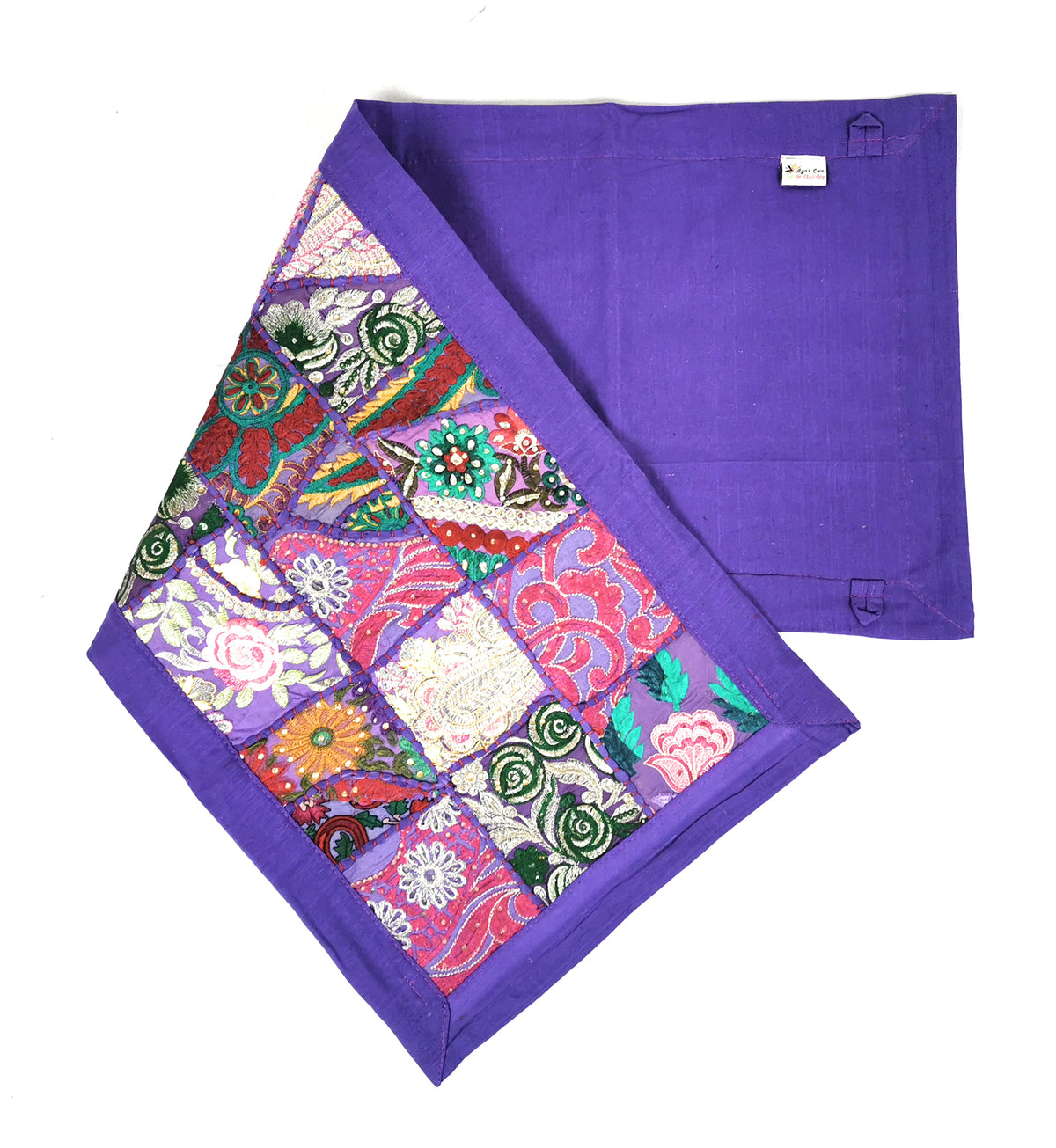 Tischläufer Wandbehang Tischdecke Indisch Stickerei Perlen Pailletten