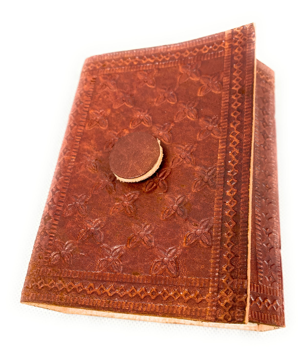 Handgefertigtes Lederbuch - Perfektes Tagebuch für Erwachsene und Kinder, Reisetagebuch, Scrapbook, Skizzenbuch und Erinnerungsbuch - Vintage Journal Buch mit Notizbuch A5 Blanko - Notizbuch Leder Diary für Hexen Zubehör - Book Journal
