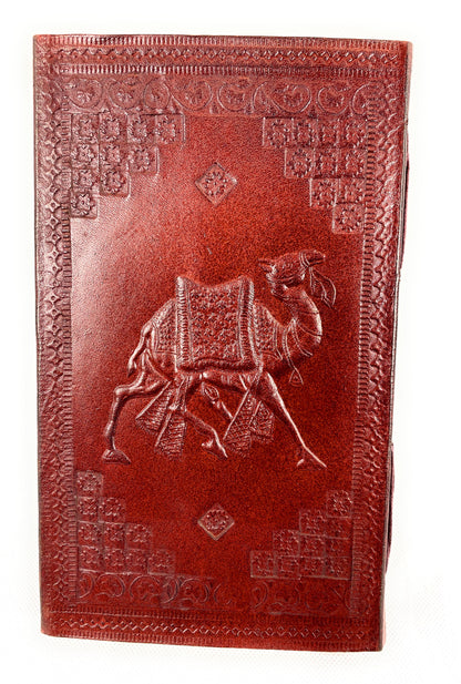 Handgefertigtes Lederbuch - Perfektes Tagebuch für Erwachsene und Kinder, Reisetagebuch, Scrapbook, Skizzenbuch und Erinnerungsbuch - Vintage Journal Buch mit Notizbuch A5 Blanko - Notizbuch Leder Diary für Hexen Zubehör - Book Journal