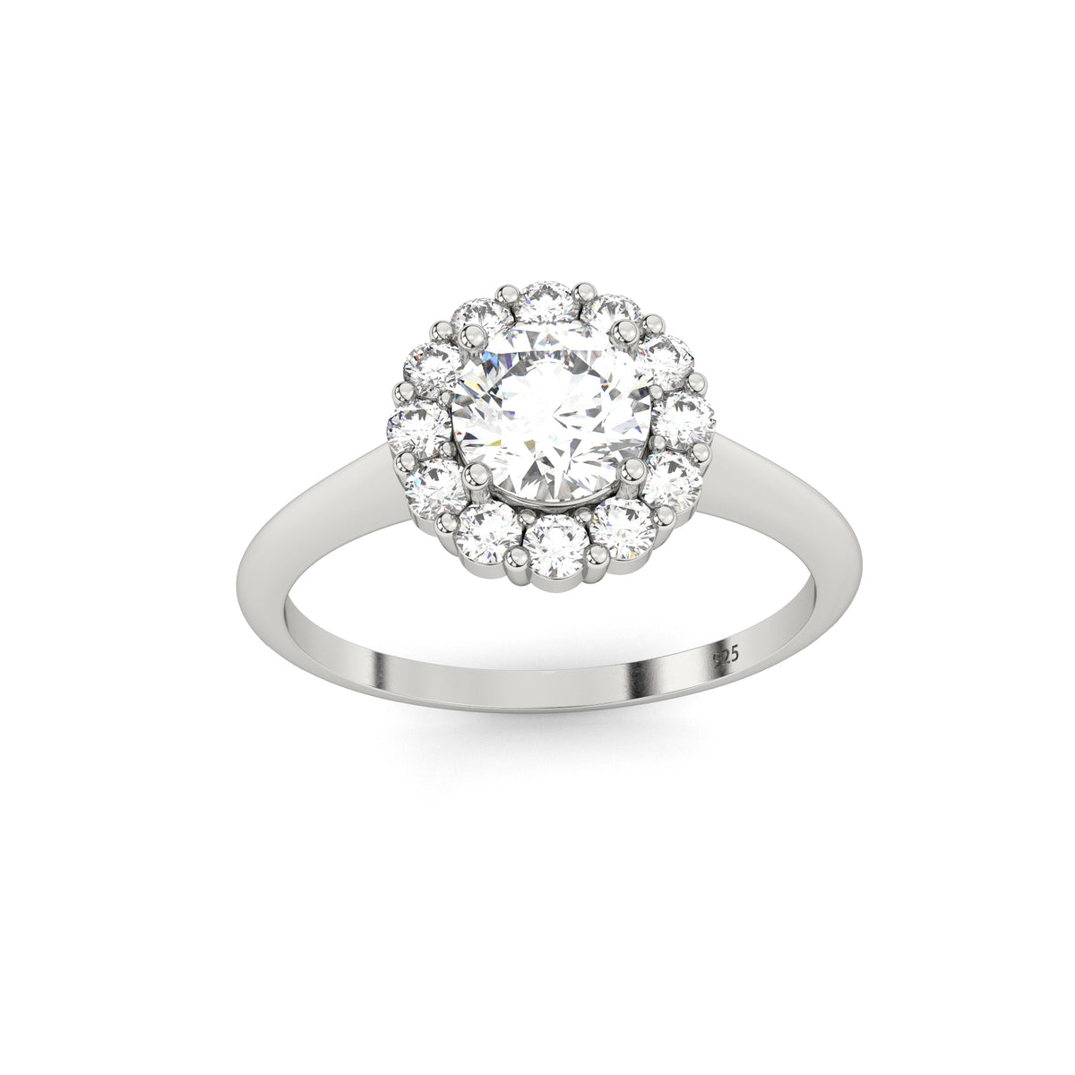Aga’s Own Hypoallergene Zirkonia Silberringe - atemberaubender 925 Sterling Silberschmuck, Damenmode- Hochzeits, Verlobungs, Treue-Ringe- Silberne Zirkonia-Ringe- Das perfekte Geschenk für jeden Anlass