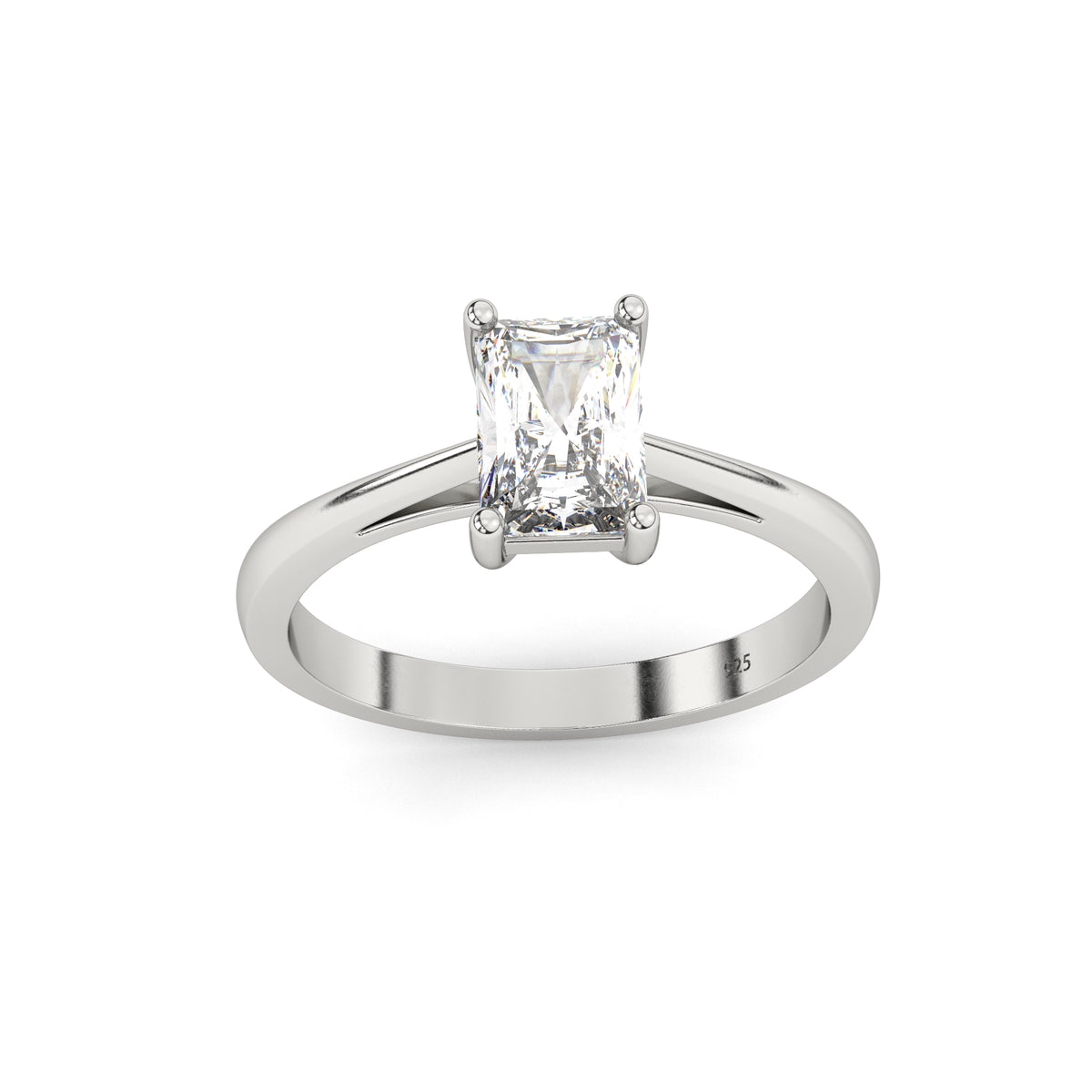 Aga’s Own Hypoallergene Zirkonia Silberringe - atemberaubender 925 Sterling Silberschmuck, Damenmode- Hochzeits, Verlobungs, Treue-Ringe- Silberne Zirkonia-Ringe- Das perfekte Geschenk für jeden Anlass