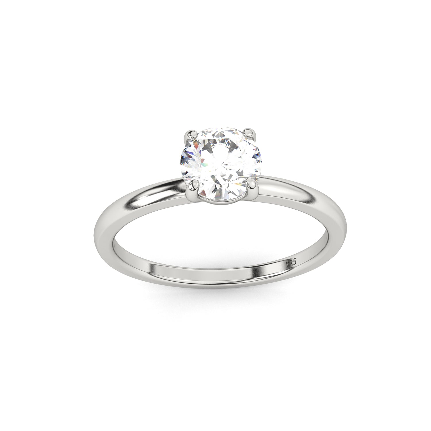 Aga’s Own Hypoallergene Zirkonia Silberringe - atemberaubender 925 Sterling Silberschmuck, Damenmode- Hochzeits, Verlobungs, Treue-Ringe- Silberne Zirkonia-Ringe- Das perfekte Geschenk für jeden Anlass