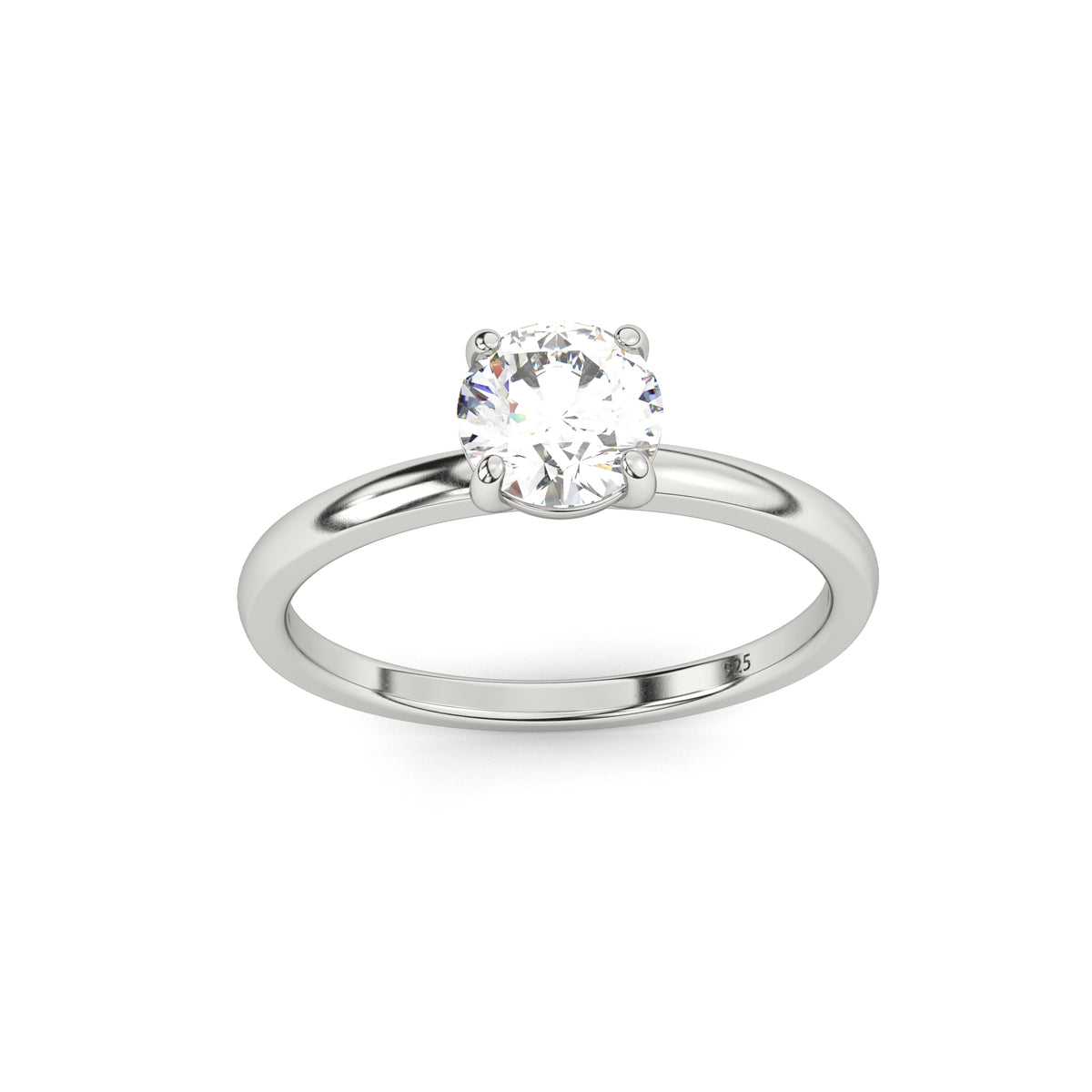 Aga’s Own Hypoallergene Zirkonia Silberringe - atemberaubender 925 Sterling Silberschmuck, Damenmode- Hochzeits, Verlobungs, Treue-Ringe- Silberne Zirkonia-Ringe- Das perfekte Geschenk für jeden Anlass