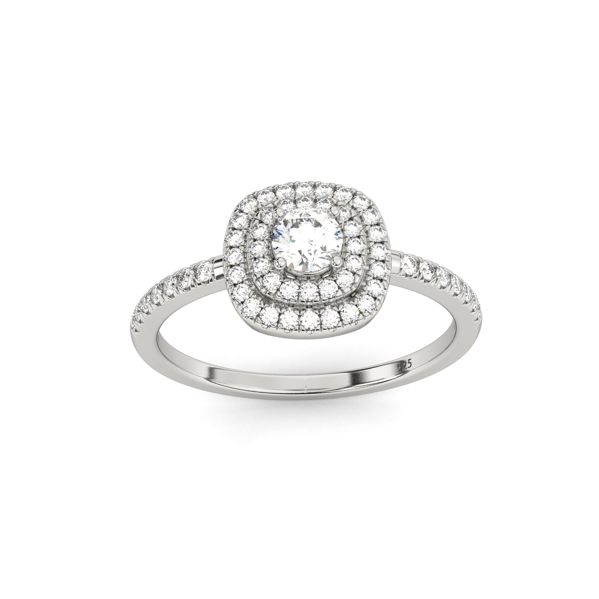Aga’s Own Hypoallergene Zirkonia Silberringe - atemberaubender 925 Sterling Silberschmuck, Damenmode- Hochzeits, Verlobungs, Treue-Ringe- Silberne Zirkonia-Ringe- Das perfekte Geschenk für jeden Anlass