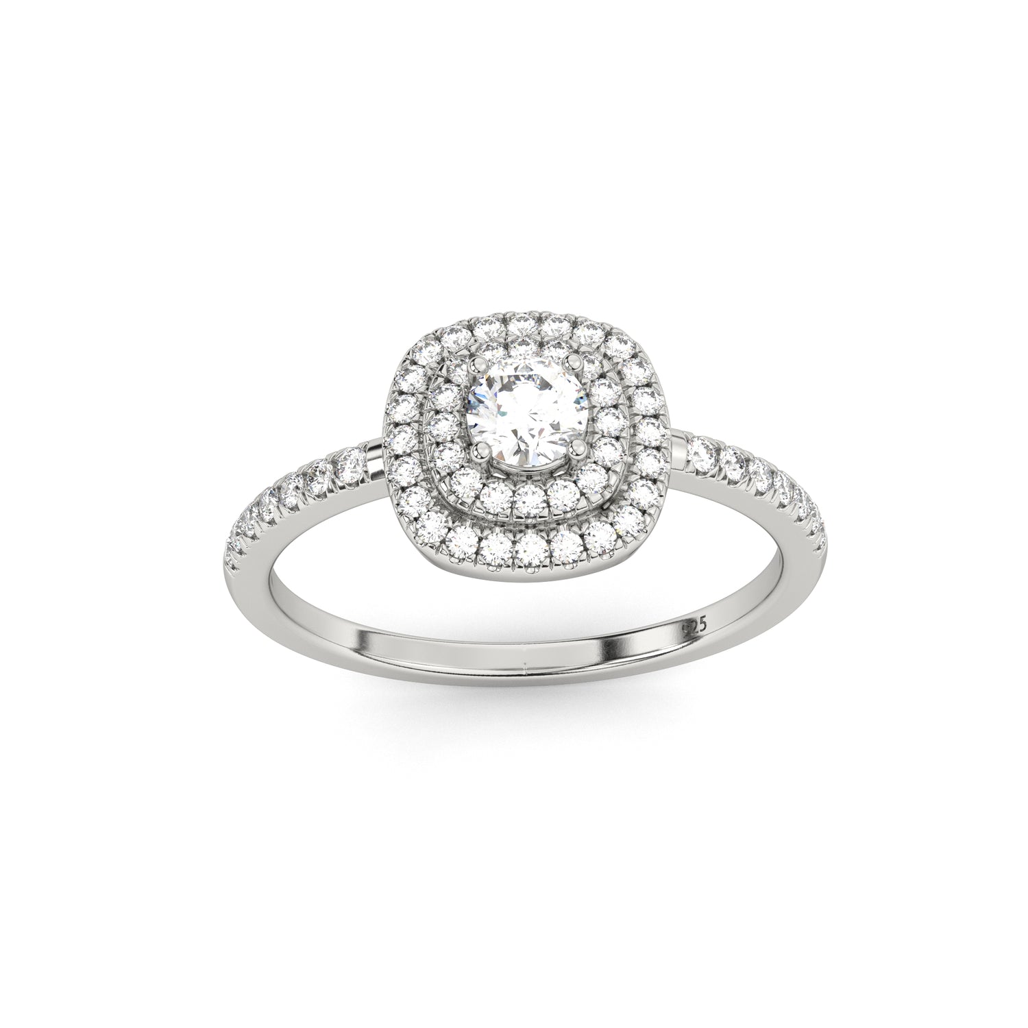 Aga’s Own Hypoallergene Zirkonia Silberringe - atemberaubender 925 Sterling Silberschmuck, Damenmode- Hochzeits, Verlobungs, Treue-Ringe- Silberne Zirkonia-Ringe- Das perfekte Geschenk für jeden Anlass