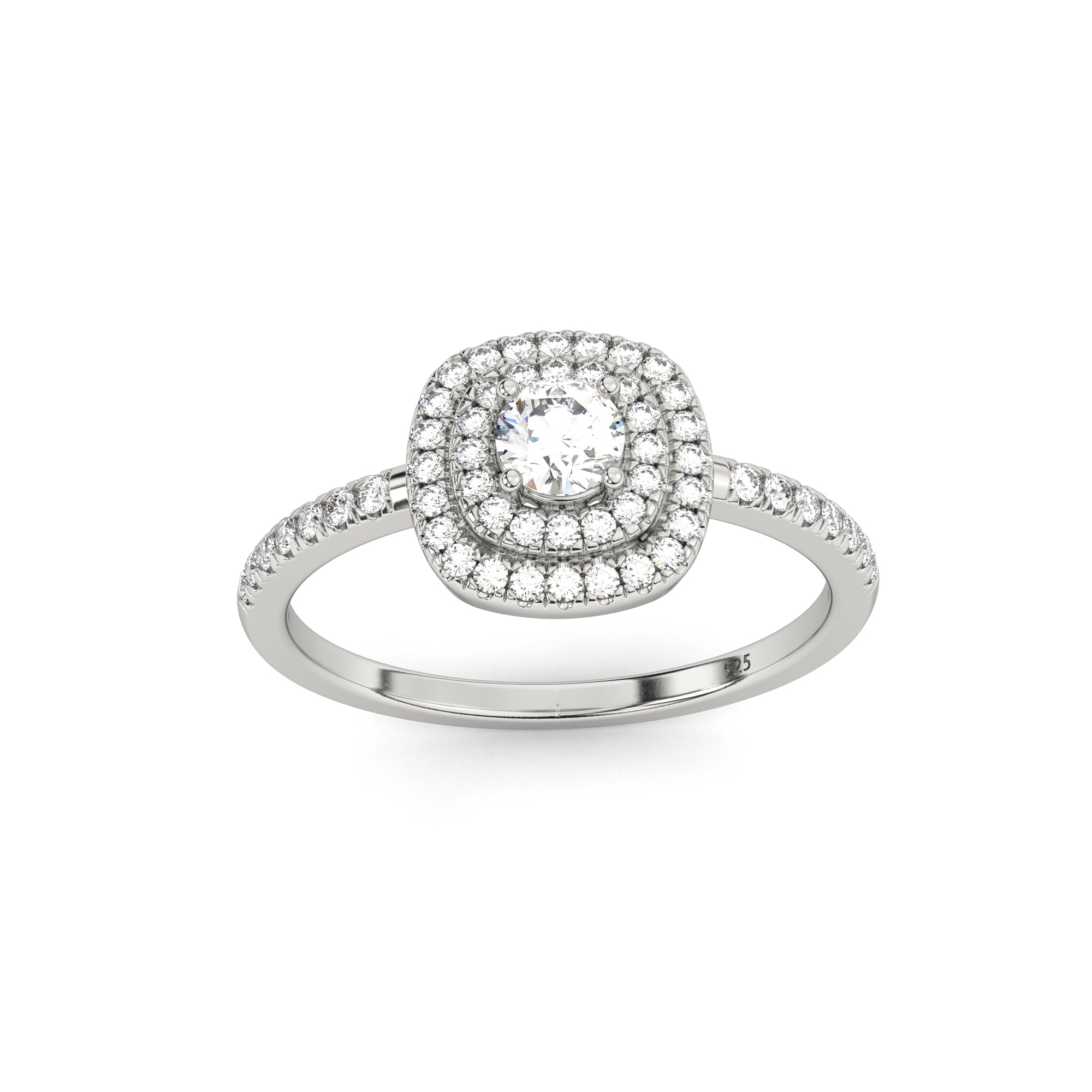 Aga’s Own Hypoallergene Zirkonia Silberringe - atemberaubender 925 Sterling Silberschmuck, Damenmode- Hochzeits, Verlobungs, Treue-Ringe- Silberne Zirkonia-Ringe- Das perfekte Geschenk für jeden Anlass
