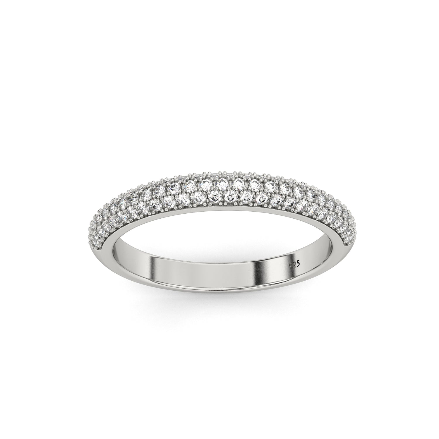 Aga’s Own Hypoallergene Zirkonia Silberringe - atemberaubender 925 Sterling Silberschmuck, Damenmode- Hochzeits, Verlobungs, Treue-Ringe- Silberne Zirkonia-Ringe- Das perfekte Geschenk für jeden Anlass