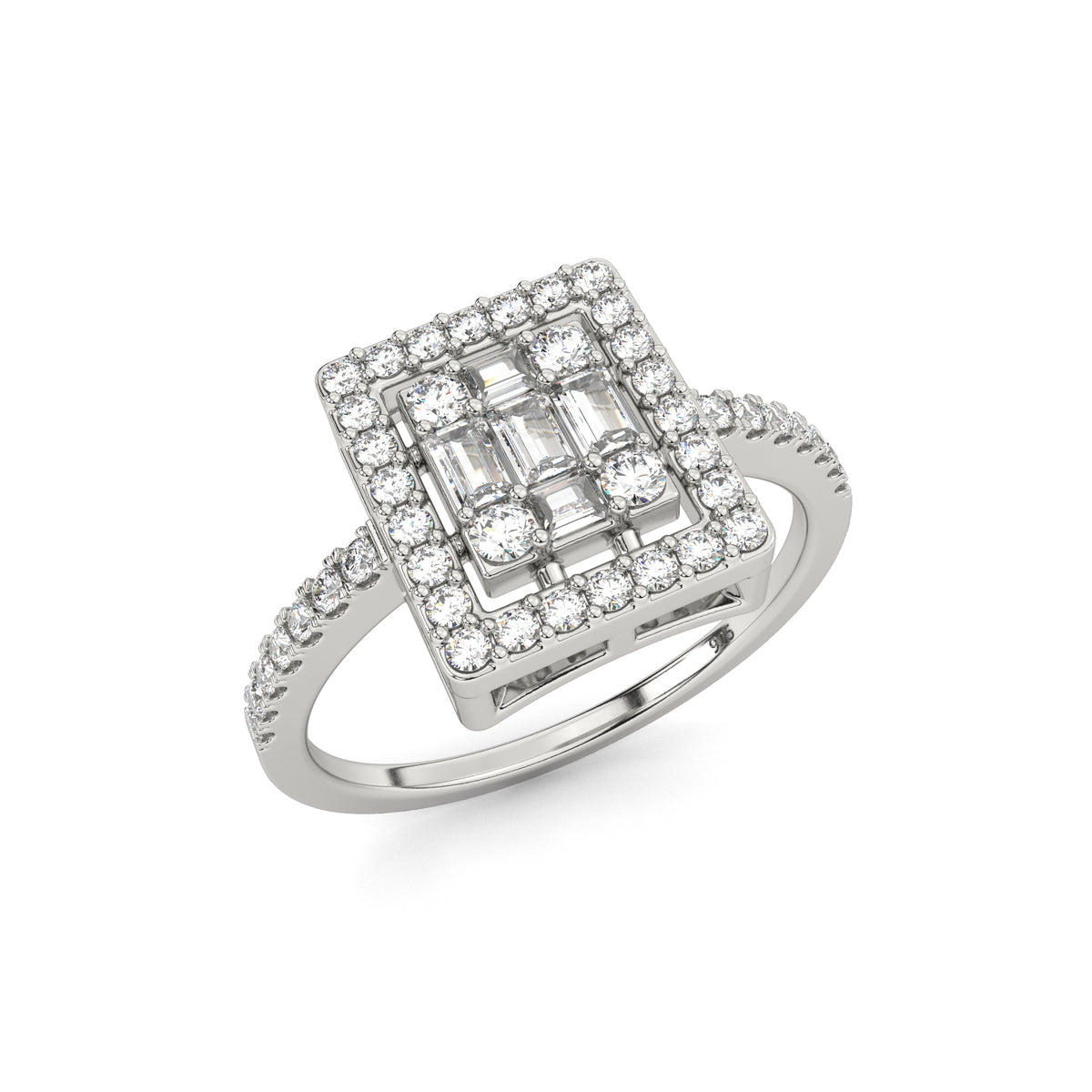 Aga’s Own Hypoallergene Zirkonia Silberringe - atemberaubender 925 Sterling Silberschmuck, Damenmode- Hochzeits, Verlobungs, Treue-Ringe- Silberne Zirkonia-Ringe- Das perfekte Geschenk für jeden Anlass