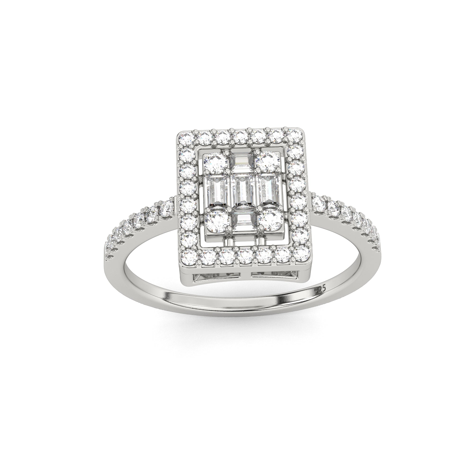 Aga’s Own Hypoallergene Zirkonia Silberringe - atemberaubender 925 Sterling Silberschmuck, Damenmode- Hochzeits, Verlobungs, Treue-Ringe- Silberne Zirkonia-Ringe- Das perfekte Geschenk für jeden Anlass