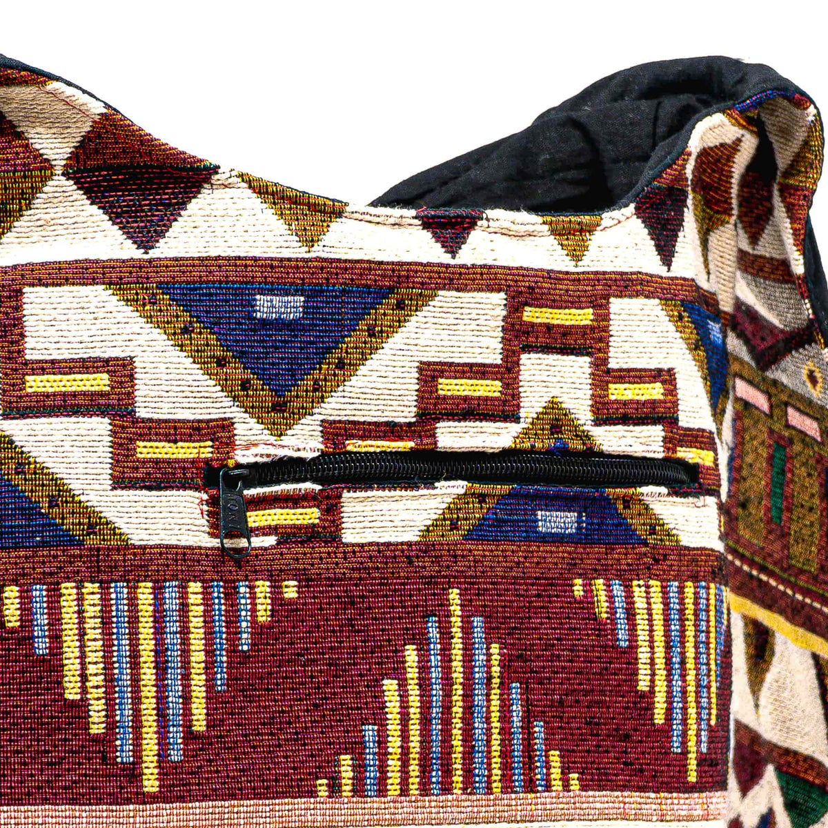 Aga’s Own Boho Umhängetasche - Festival Crossbody Handtasche für Damen, Ethnisch Baumwollschultertasche | Perfekt für Strandausflüge